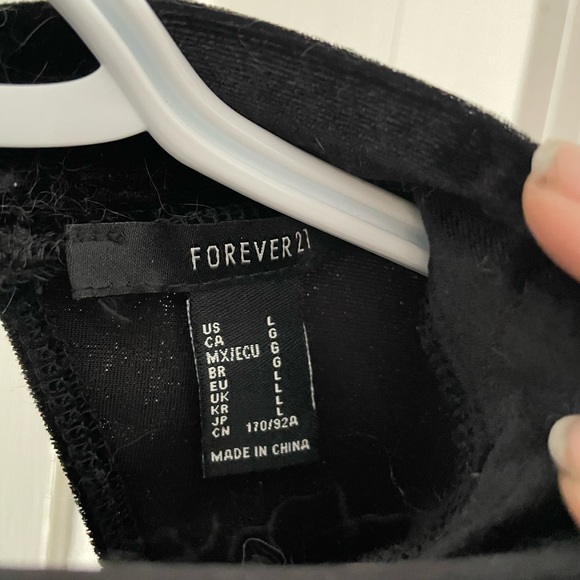 Velour black bodysuit - Picture 4 of 4